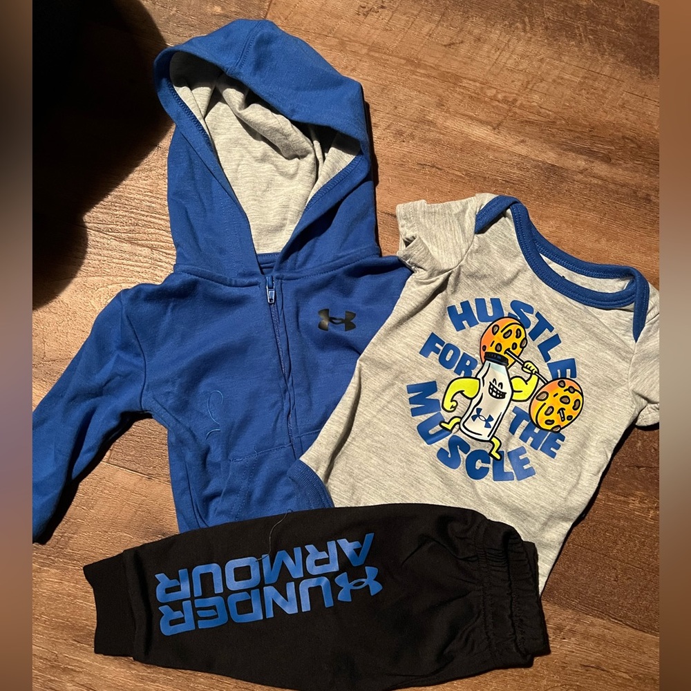 3 piece Under Armour baby boy set